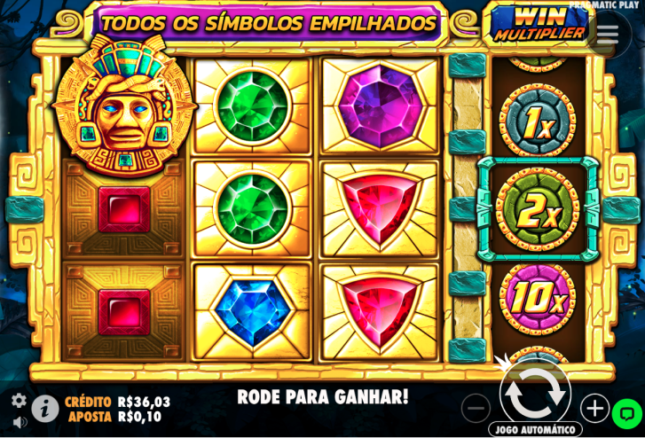 Aztec Gems o slot menos volátil de 2024